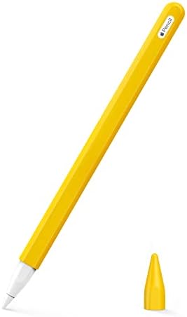 מארז עיפרון של מוקו לעיפרון אפל 2nd gen, [2 חתיכות] שרוול מחזיק עיפרון סיליקון שרוול וכיסוי ניב